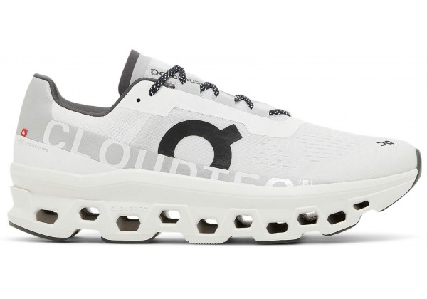 On Cloudmonster White Black
