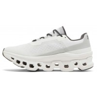 On Cloudmonster White Black
